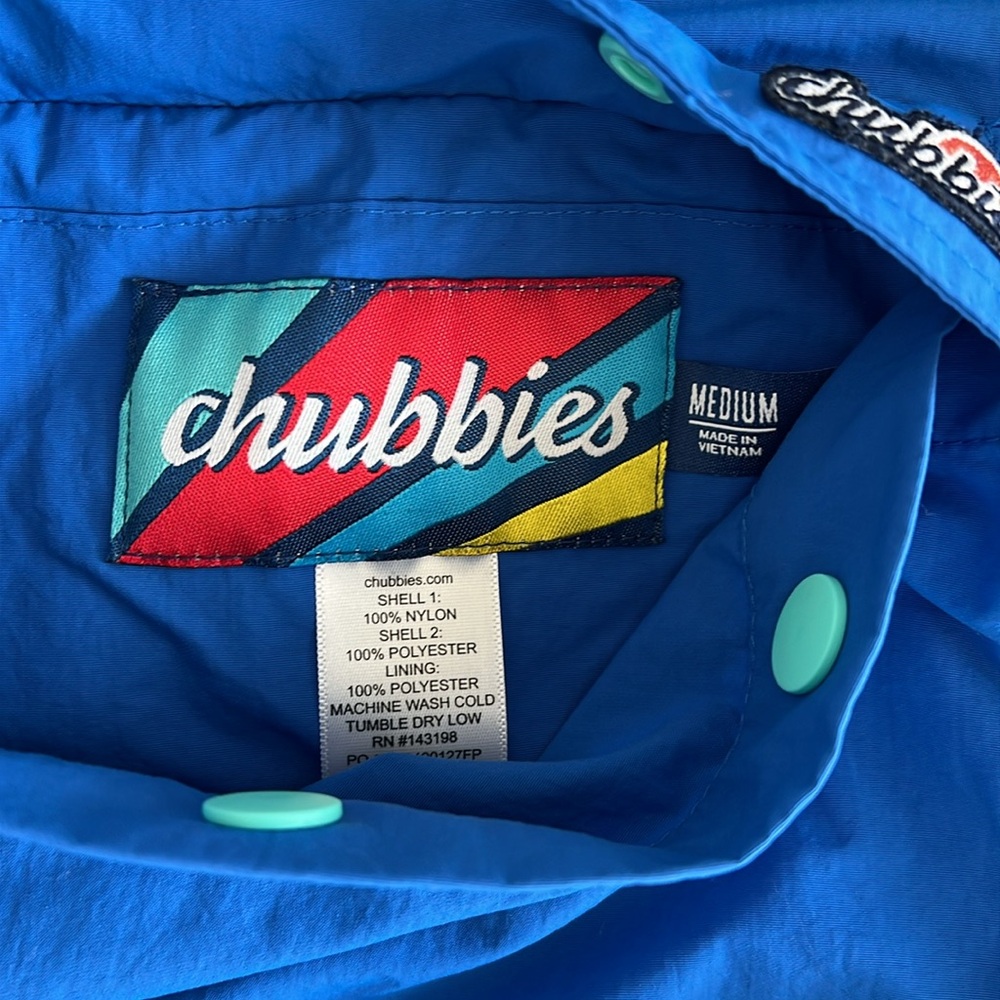 Chubbies Reversible Button Down Fleece/ Windbreak… - image 8